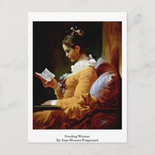 Reading Woman By Jean-Honore Fragonard Postcard