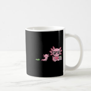 Readsolotl axolotl book lover funny reading kids coffee mug