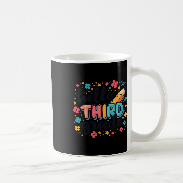 Ready For 3rd Grade Back To School Clothing  Coffee Mug (Right)