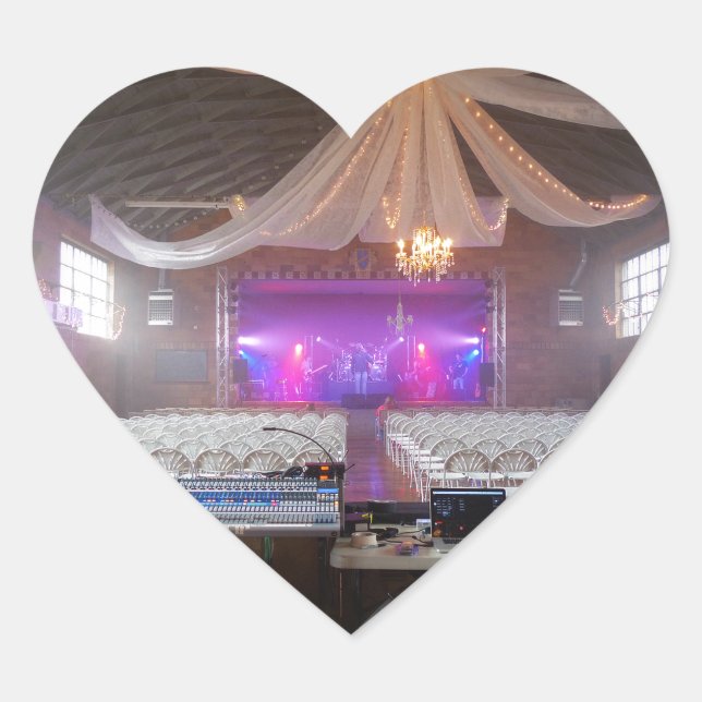 Ready for a Concert Heart Sticker (Front)