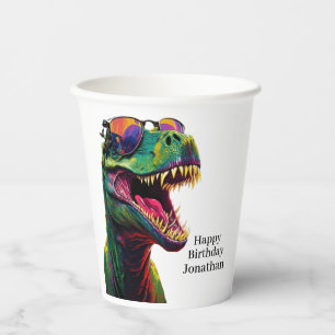 Ready for a Dino-Mite Birthday Party Paper Cups