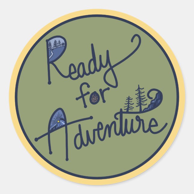 Ready for Adventure Sticker (Front)