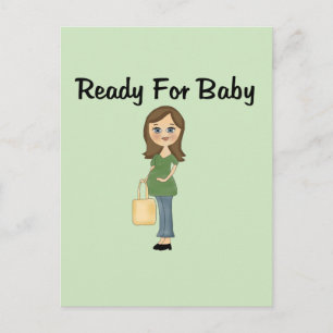 Ready for Baby Postcard