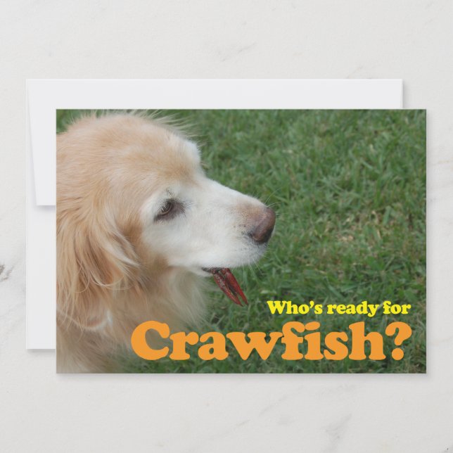 Ready for Crawfish Invitation (Front)