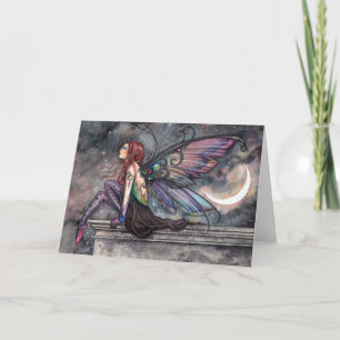 Ready for Flight Fairy Fantasy Art Illustration Card