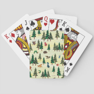 Ready for Forest Fun Pattern Playing Cards