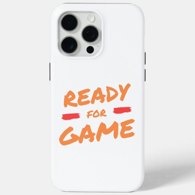 ready for game Case-Mate iPhone case (Back)