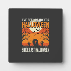 Ready For Halloween Graveyard Design_1 Plaque