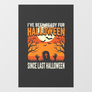 Ready For Halloween Graveyard Design_1 Window Cling