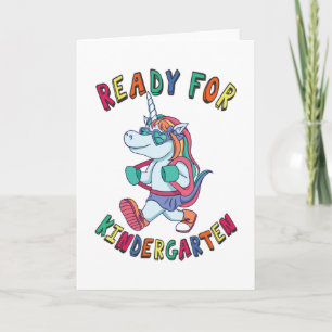 Ready for Kindergarten Card