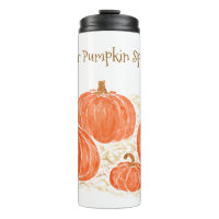 Ready for Pumpkin Spice Season Watercolor Pumpkin