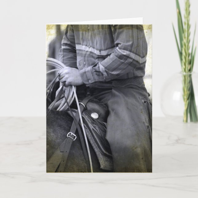 Ready for Roping Card (Front)