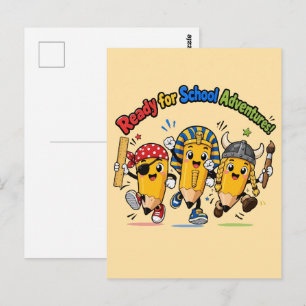 Ready for School Adventures Postcard