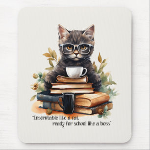 Ready For School Like A Boss Mouse Pad