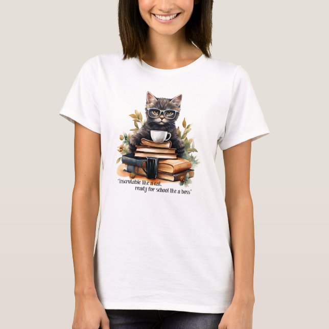 Ready For School Like A Boss T-Shirt (Front)
