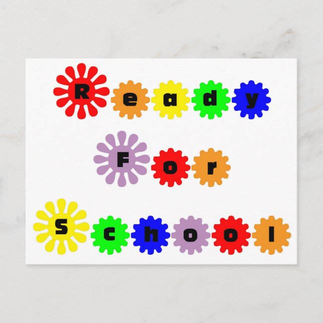 Ready For School Postcard (Front)