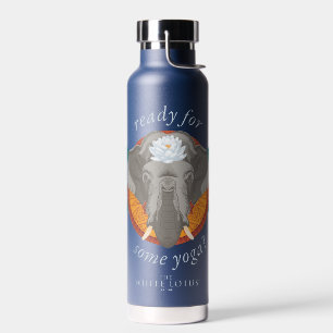 Ready for Some Yoga? - The White Lotus Water Bottle