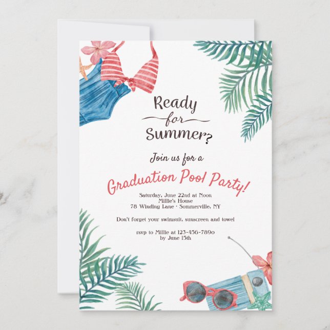 Ready for Summer? Invitation (Front)