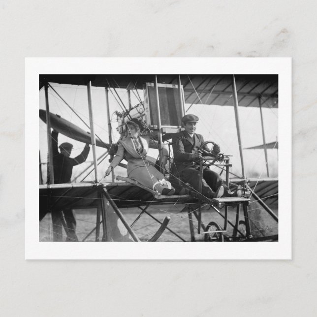 Ready for Takeoff, 1912 Postcard (Front)