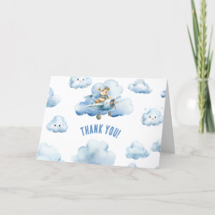 Ready for Teddy's Birthday Folded Thank You Card