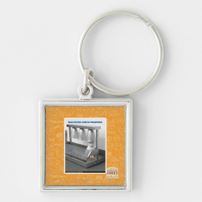 Ready for Teleportation Keychain (Front)