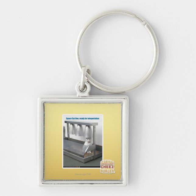 Ready for Teleportation Keychain (Front)
