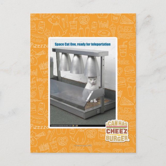 Ready for Teleportation Postcard (Front)