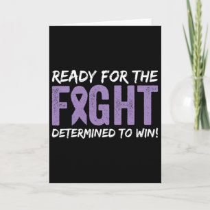 Ready For The Fight Determined To Win World Cancer Card