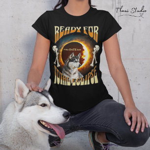 Ready for Total Eclipse Cute Dog Vintage  T-Shirt