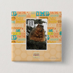 Ready for winter 2 inch square button