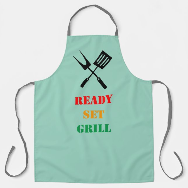 Ready, set, grill apron (Front)