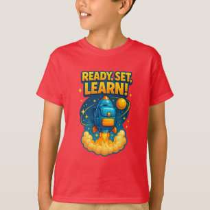 Ready Set Learn Rocket Backpack Tee