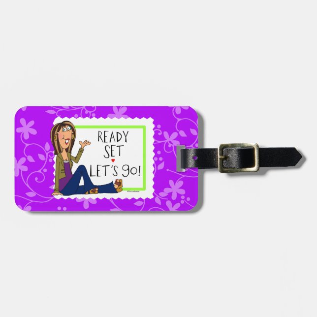 Ready Set Let's Go Bag/Luggage Tag (Front Horizontal)