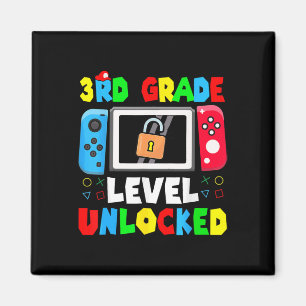Ready To 3rd Grade Gamer First Day Of School Boy G Magnet