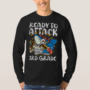 Ready To Attack 3rd Grade Apparel Back To School T-Shirt