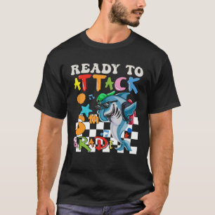 Ready To Attack 5th Grade Boys Back To School T-Shirt