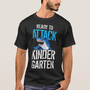 Ready To Attack Kindergarten Grade Boys Back To Sc T-Shirt