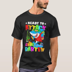 Ready To Attack Kindergarten Kids Boys School Firs T-Shirt
