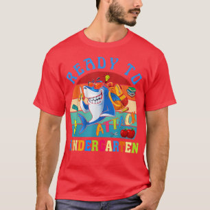 Ready To Attack Kindergarten Shark Back to School T-Shirt