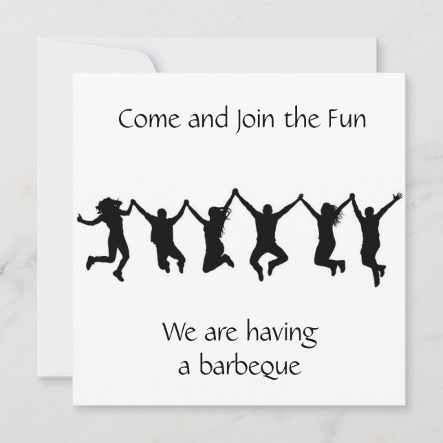 **READY TO CELEBRATE **BARBECUE** INVITE (Front)