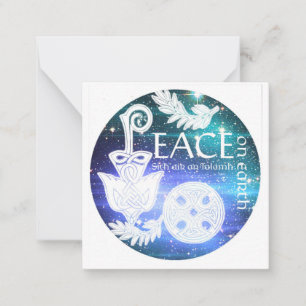 Ready to colour Celtic Mandala Christmas card