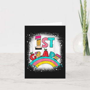 Ready To Crush 1st Grade Back To School Rainbow Ki Card
