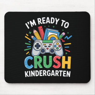 Ready To Crush Kindergarten Gamer Ck To School Tod Mouse Pad