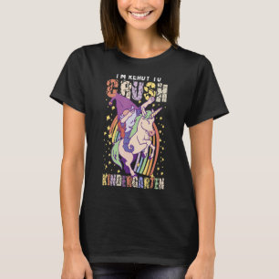 Ready To Crush Kindergarten Unicorn Teacher Gnome T-Shirt