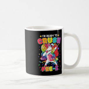 Ready To Crush Prek Dabbing Unicorn Back To School Coffee Mug