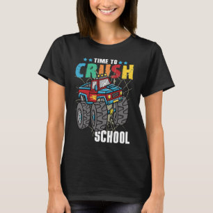 Ready To Crush School Kids Monster Truck Teacher T-Shirt