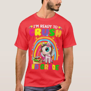 Ready To Crush Second 2nd Grade Unicorn Back To Sc T-Shirt