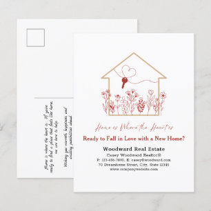 Ready to Fall in Love?   Realtor Promotional Home  Postcard