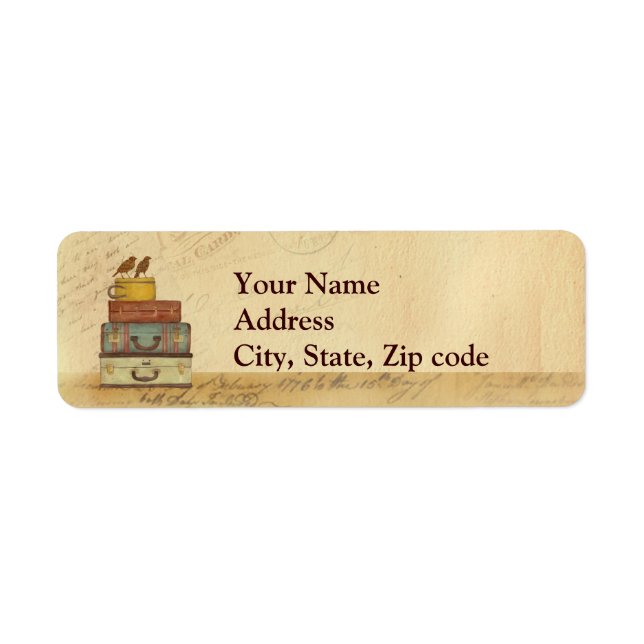 Ready To Fly Love Birds Return Address Label (Front)