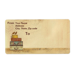Ready To Fly Love Birds Shipping Label